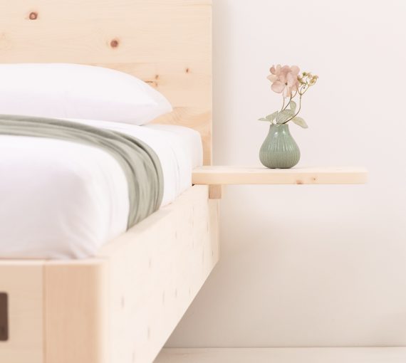 Ablage aus Zirbenholz in 27mm Stärke